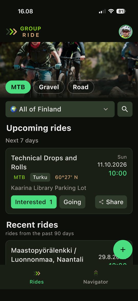 Rides near you